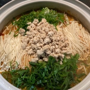 我が家の☆もやし坦々ラーメン鍋